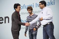 Arshal Ameen, Hirofumi Iwasaki and Anil Gaur, Java Keynote, JavaOne 2015 San Francisco