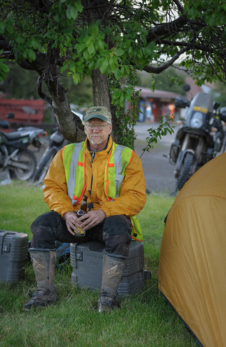 beer oregon tent motorcycle enterprise rvpark ktm950adventure philsauter loghouservpark