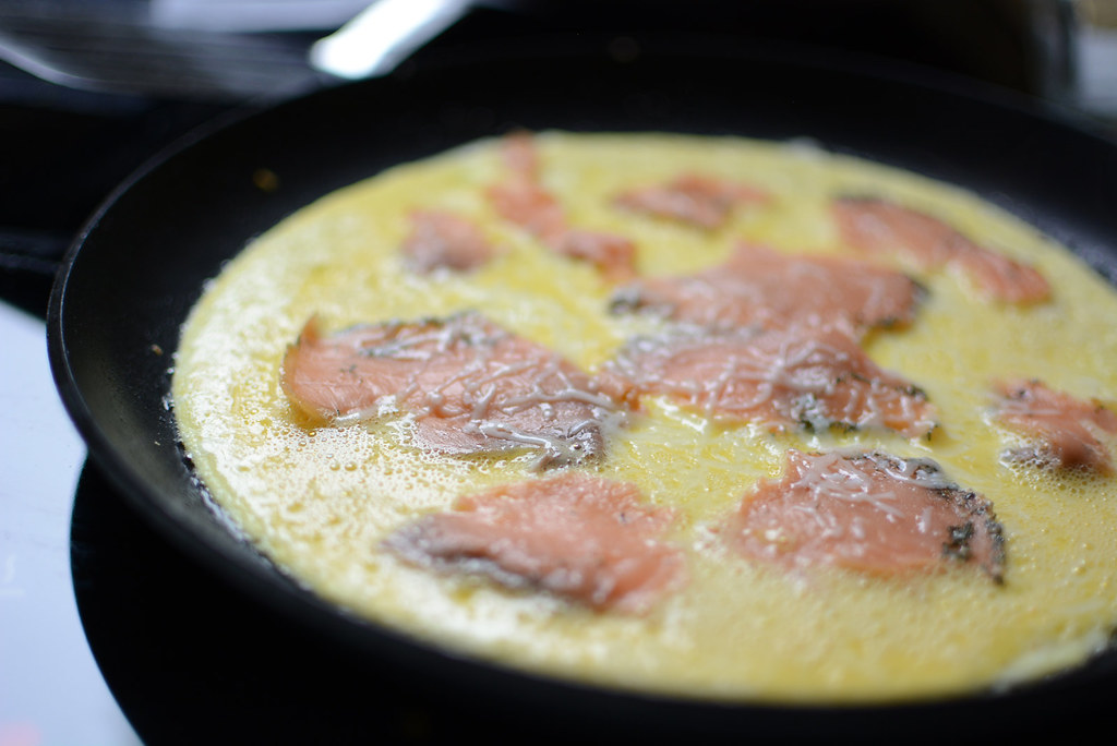 Lachs-Omelette