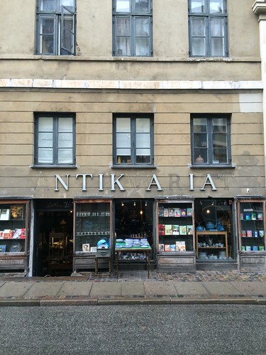 antique shop storefront Copenhagen