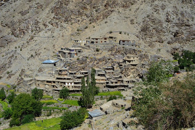 Houses desrted by villagers in Hunderman Brok during 1971 war (Photo By ; Raqib Hameed Naik)