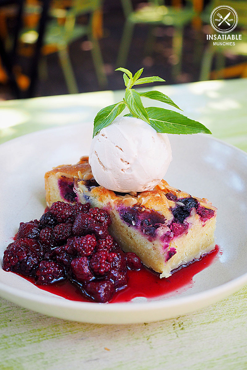 Berry Tart with berry Compote and cinnamon ice cream, $12: The Vic on the Park, Marrickville. Sydney Food Blog Review
