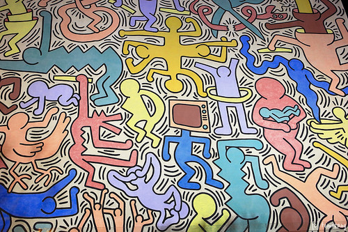 Murale Tuttomondo di Keith Haring