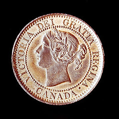 1858 Canadian cent