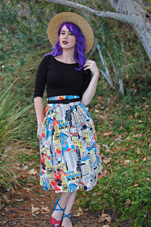 Emily and Fin Painted City Florence Skirt