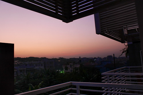dawn nikunja dhaka sunrise veranda balcony suburban urban urbansunrise