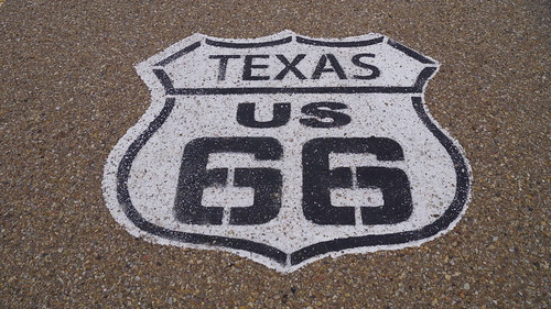 old usa route66 texas 66 historic route