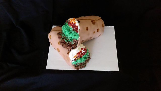 Burrito Cake by Angie Strevella of Dolce e Pane