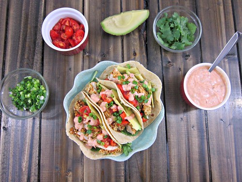 Southwest Tortilla Crusted Chicken Tacos