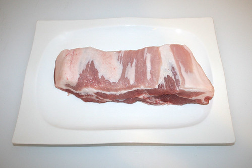 02 - Zutat Schweinebauch / Ingredient pork belly