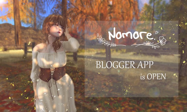 .Nomore. blogger app is open ♥