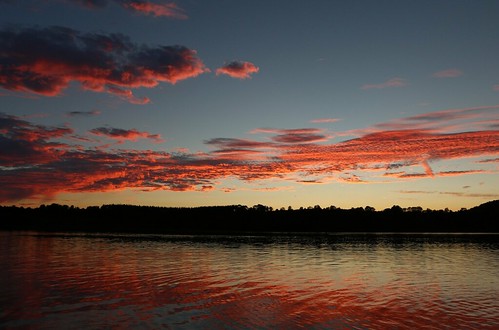 sunset lake france nature zonsondergang meer bennie stroo