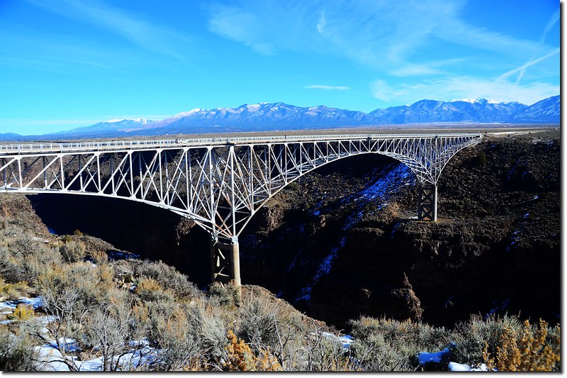 Rio Grande Gorge Bridge from the rest area 7