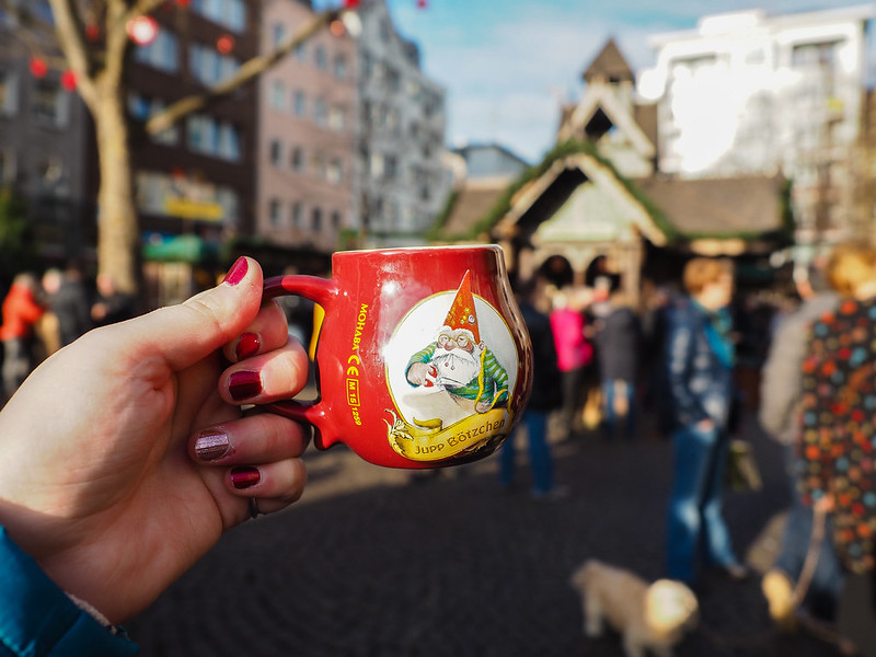 Gluhwein mug at Cologne Christmas market