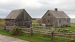 Restored pioneer Acadian dwellings