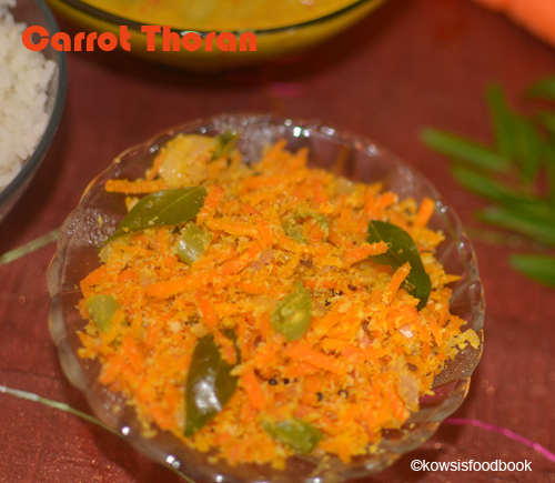 Carrot Poriyal1