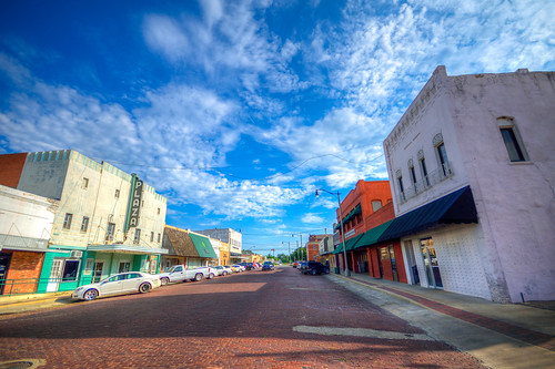 morning cloud oklahoma downtown small durant hdr smalltown okla durantok durantoklahoma