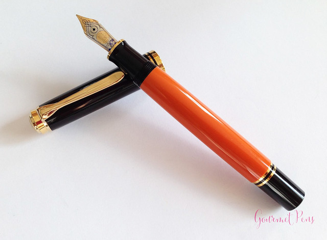 Review Pelikan Souverän M800 Burnt Orange Fountain Pen @AppelboomLaren (10)
