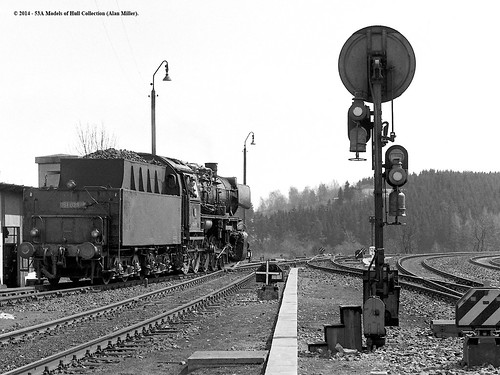 railroad train germany deutschland bavaria eisenbahn railway zug db steam locomotive hof dampflok 2100 deutschebundesbahn bahnbetriebswerk br50 class050 0516286