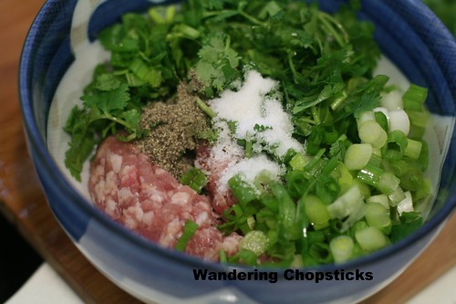 Hmong Stuffed Bitter Melon Soup with Ground Pork, Cilantro, and Scallions 6