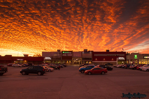 galerie maniwaki québec canada centre achat coucher soleil couleurs nuages altocumulus