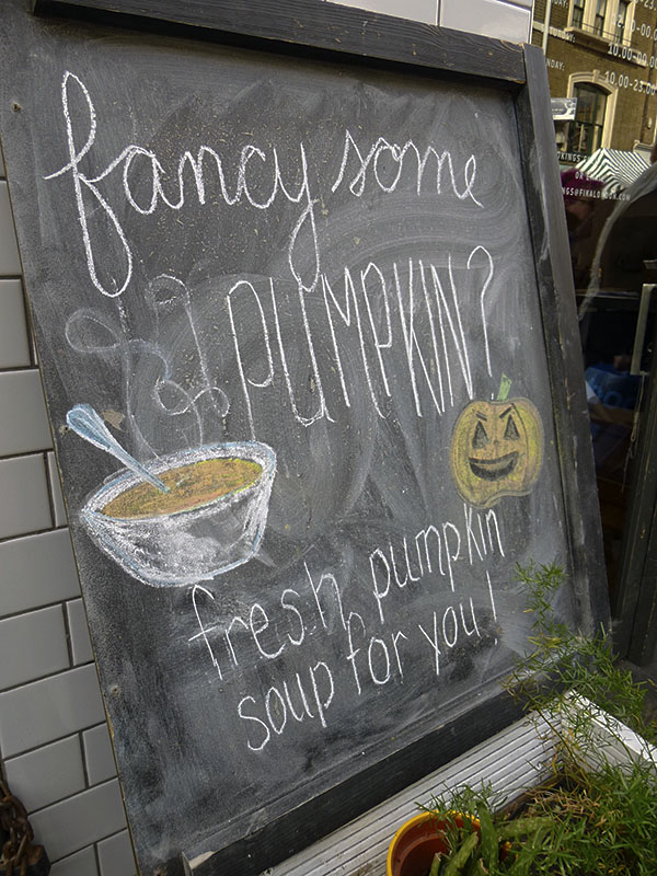 frsh pumpkin soup