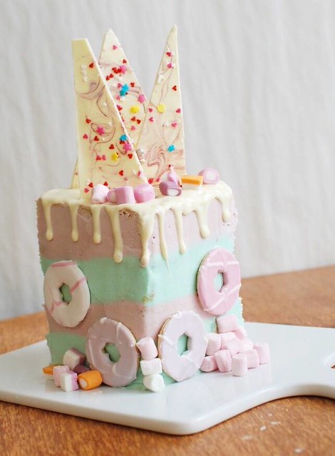 Rainbow Unicorn Birthday Cake by She Who Bakes
