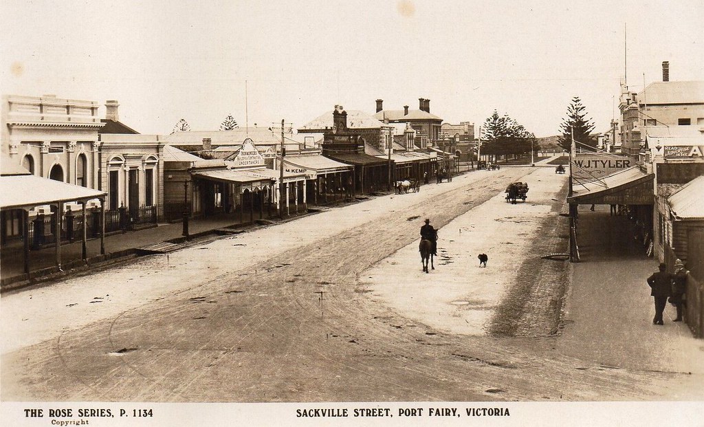 Sackville Street, Port Fairy, Victoria - early 1900s