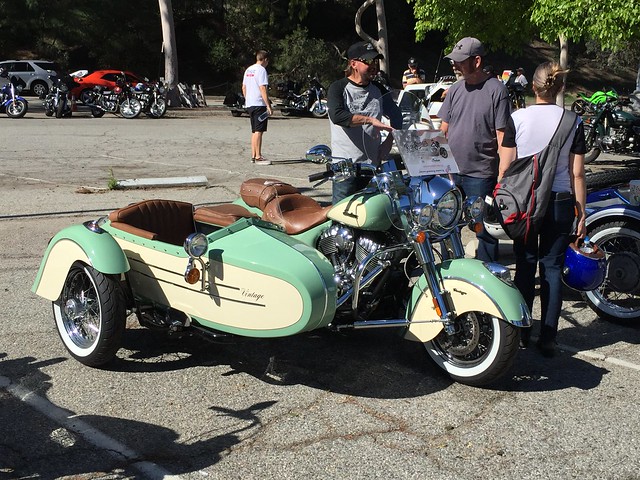 Indian Motorcycle and Sidecar