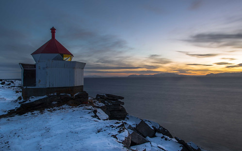 sunset lighthouse norway norge twilight nikon vadsø winther vadsøya d3s