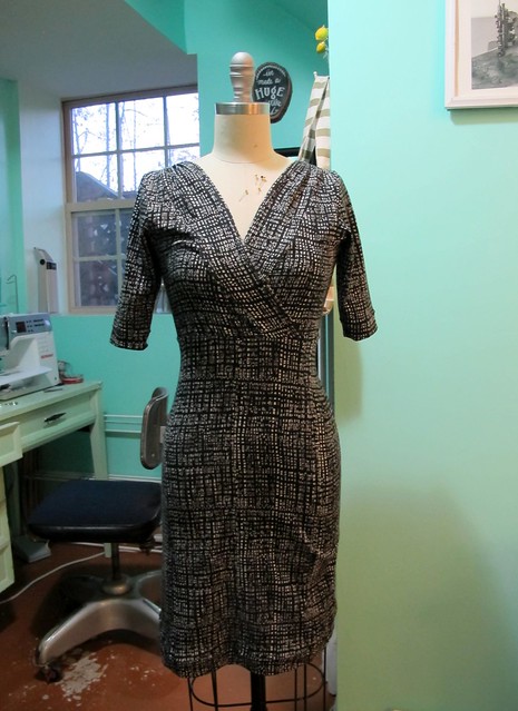 Colette Wren dress - on dressform