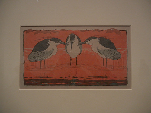 DSCN0986 _ Night Herons (Nachtreiher), Otto Eckmann, Looking East, Asian Art Museum