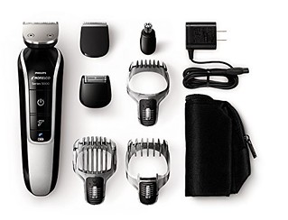 Philips Norelco Multigroom 5100, All-in-One Trimmer with 7 attachments (Model QG3364/42) Packaging May Vary