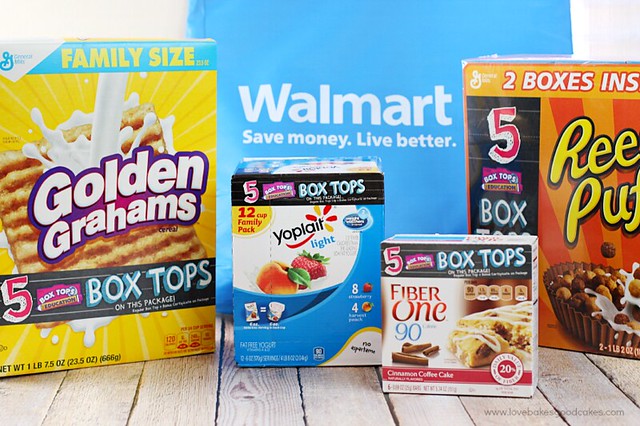 Box Tops for Education products.