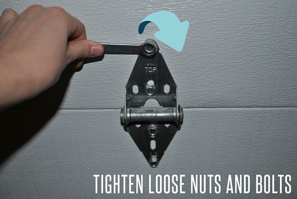 Tighten any loose bolts