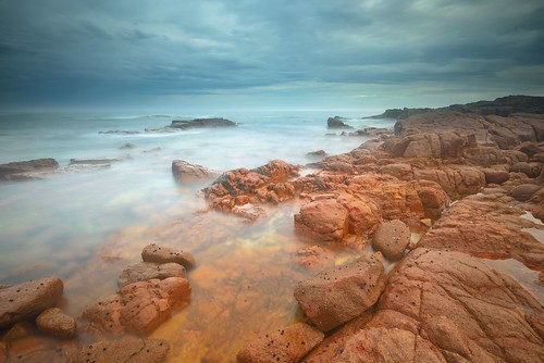 ocean seascape sand rocks waves australia shore newsouthwales aus annabay nikon1635mmf4 nikond750
