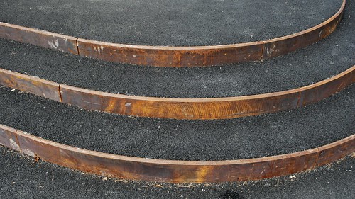 metal metallicobject streetmetal steel curved steps tarmac valognes