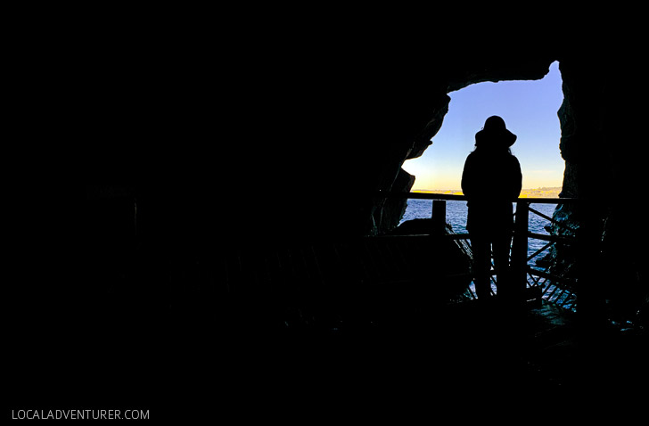 The Sunny Jim Cave is a hidden and historic attraction in La Jolla San Diego.