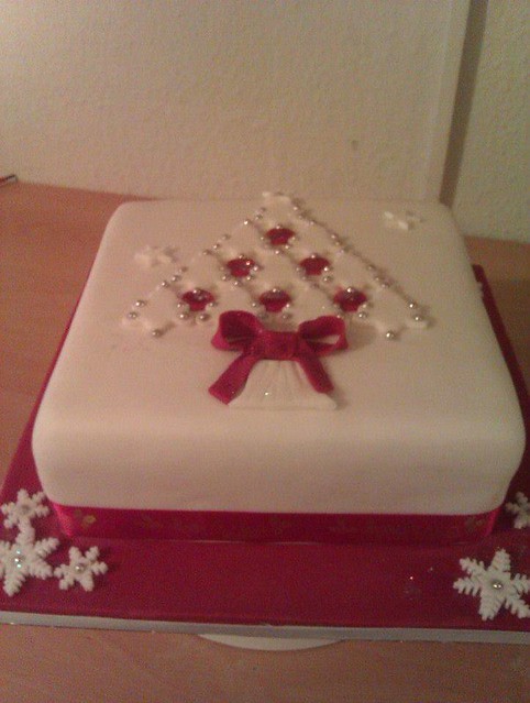 Christmas Tree Cake by Sharon Rout of Bake A Cake WSM