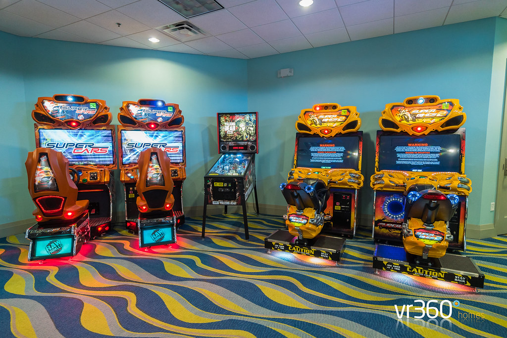 oasis clubhouse arcade at Champions Gate
