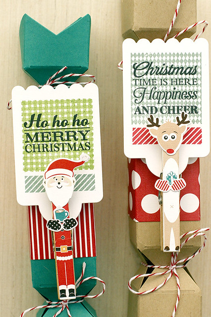 Holiday Pin Ups Holiday Hold Tag Sale 9 Die Cut Stamped with Season's Greetings by Papertrey Ink