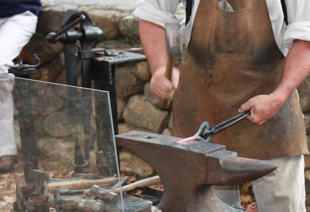 Watch the Blacksmith Work at Douthat State Park, Virginia