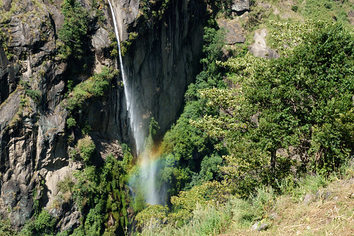 nepal waterfall wasserfall manaslucircuit
