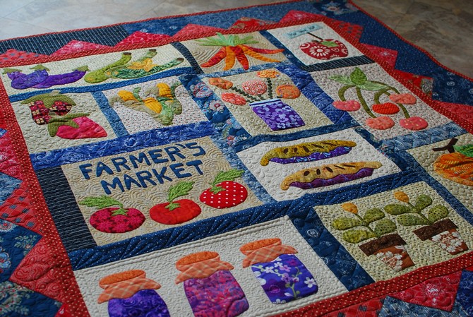 Pat Sloan: Farmer's Market Sew Along - Block 3 - Pat Sloan's Blog