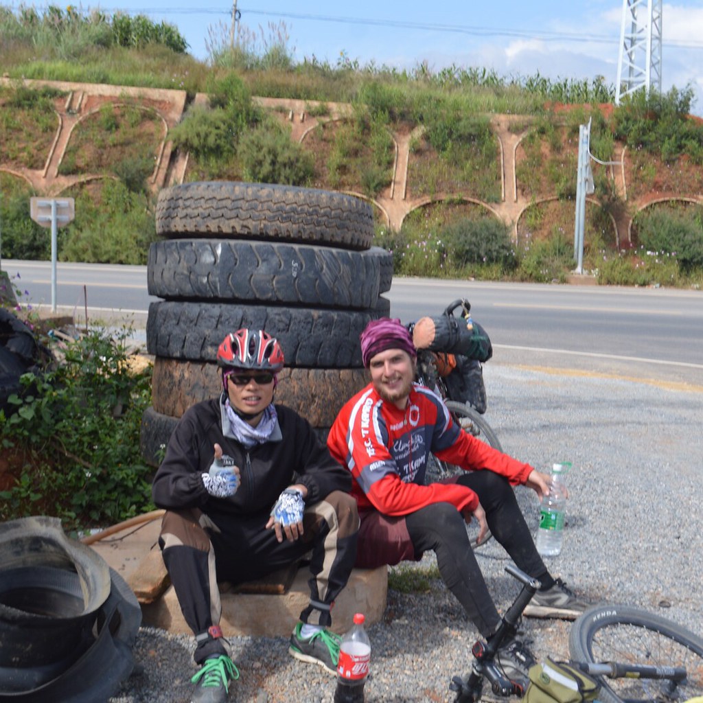 Cycling with Chen Li Tau