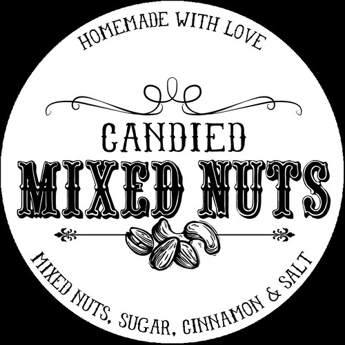 Candied Mixed Nuts Printable