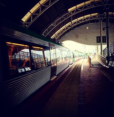 Train into the light  #perth #perthcity #perthisok #perthlife #icwest  #thisiswa #iphoneonly #westisbest #perthliving #mobilephotography #australiagram #train