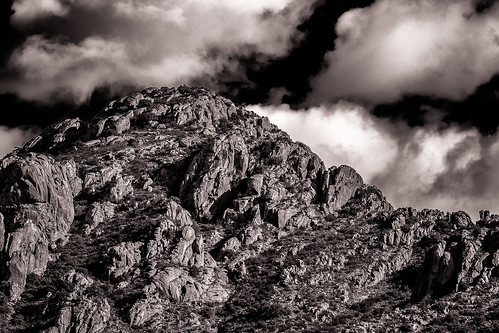 sky cliff mountain granite