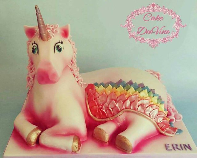 Rainbow Unicorn Cake by DeeDee Robinson of Cake DeeVine