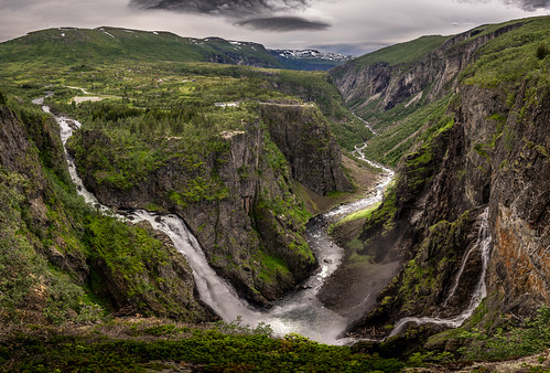 travel sky panorama nature water norway clouds landscape geotagged photography photo waterfall europe outdoor no sony fjord fullframe onsale a7 hordaland eidfjord voringfossen sonya7